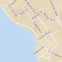 Saxman Alaska Street Map