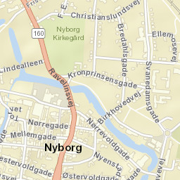 Nyborg Street Map