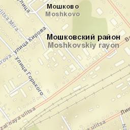 Moshkovskiy Rayon Street Map