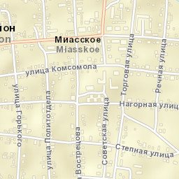 Miasskoye Street Map