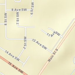 1221 Main Street Southeast, Slave Lake Street Map