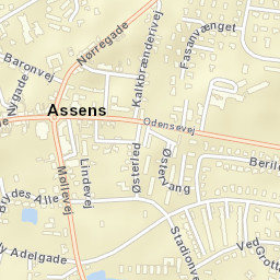 Assens Street Map