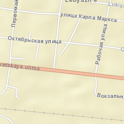 Lebyazh’ye Street Map