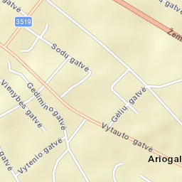 Ariogala Street Map