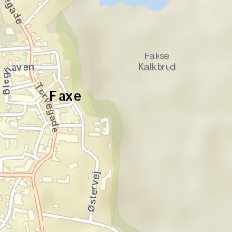 Faxe Street Map