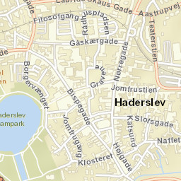 Haderslev Street Map