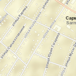 Sarmanovskiy Rayon Street Map