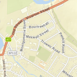Girvan Street Map