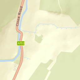 Clone Road, Thornhill, Dumfries and Galloway  Street Map