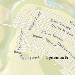 Lynemouth Street Map