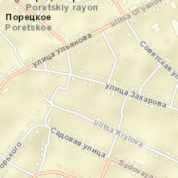 Poretskoye Street Map