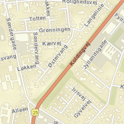 Toftlund Street Map