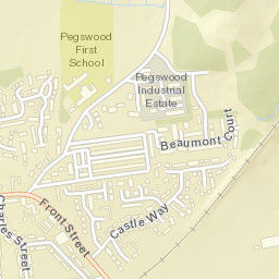 Pegswood Street Map