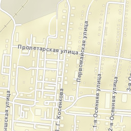 Beregovoy Street Map