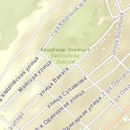 Zlatoust Street Map