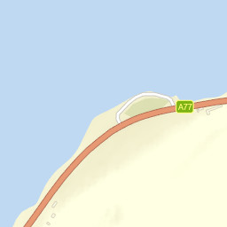 A77, Girvan, South Ayrshire KA26, UK Street Map
