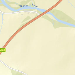 A701, Dumfries, Dumfries and Galloway DG1 Street Map