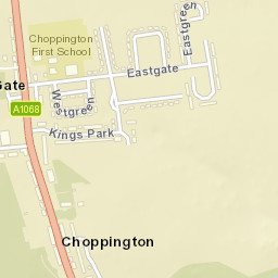 Choppington Street Map