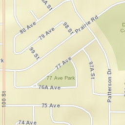 8038 100 Street, Grande Prairie, AB T8V 6X1 Street Map