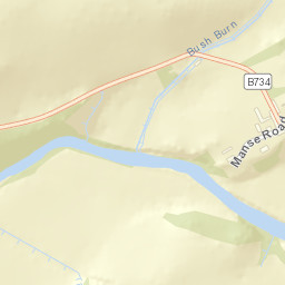 B734, Girvan, South Ayrshire KA26, UK Street Map