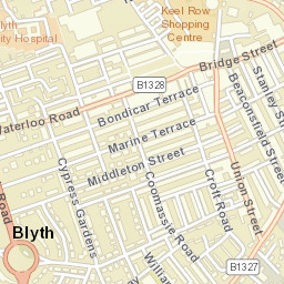 Blyth Street Map
