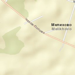 Melikhovo Street Map