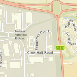 Nelson Way, Cramlington, Northumberland Street Map