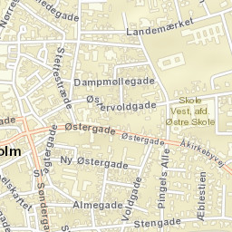 Rønne Street Map