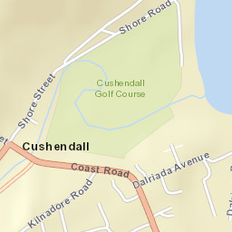 Cushendall Street Map