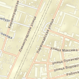 Sovetsk Street Map