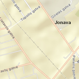 Jonava Street Map