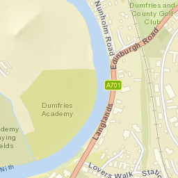Edinburgh Road, Dumfries, Dumfries and Galloway Street Map