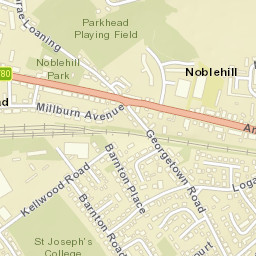 134 Annan Road, Dumfries, Dumfries and Galloway Street Map