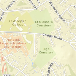 Bankend Rd, Dumfries, Dumfries and Galloway DG1, UK Street Map