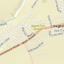 Seghill Street Map