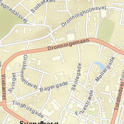 Svendborg Street Map