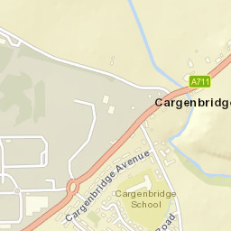 A711, Dumfries, Dumfries and Galloway DG2, UK Street Map