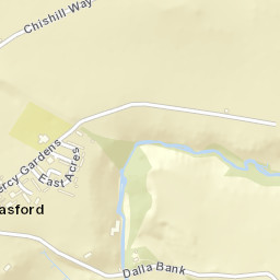 Dalla Bank, Hexham, Northumberland NE48, UK Street Map