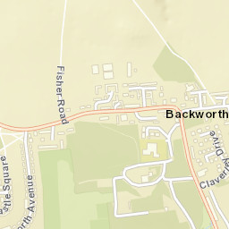 Backworth Street Map