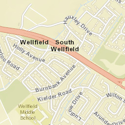 47 Burnbank Avenue, South Wellfield, Whitley Bay, Tyne and We Street Map