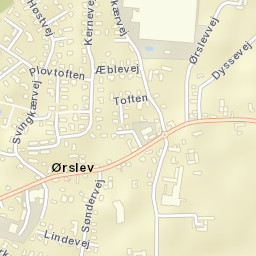 Ørslev Street Map