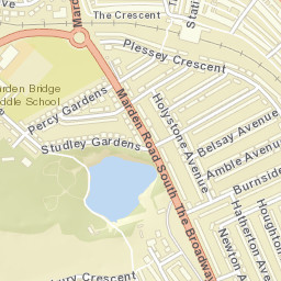 Whitley Bay Street Map