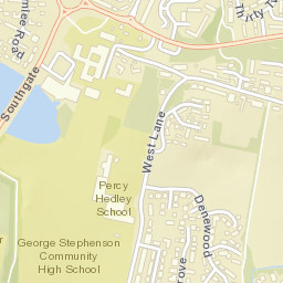Southgate, Newcastle upon Tyne, Tyne and Wear NE12, UK Street Map