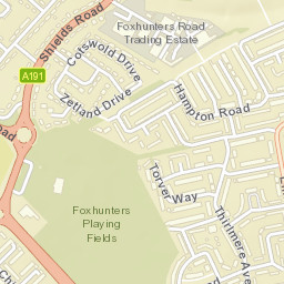 7-8 Coniston Road North Shields Tyne and Wear Street Map