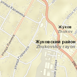 Zhukovo Street Map