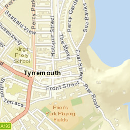 Tynemouth Street Map