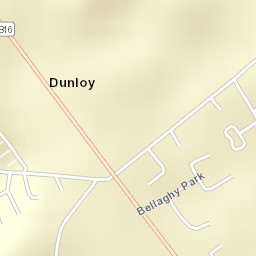 Dunloy Street Map