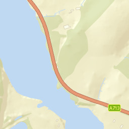 A713, Castle Douglas, Dumfries and Galloway Street Map