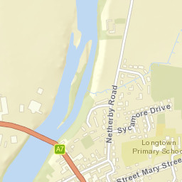 7 Mary Street, Longtown, Carlisle, Cumbria Street Map