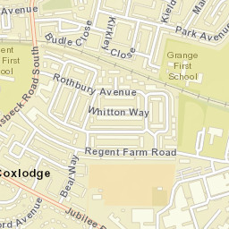 83 Regent Farm Road, Newcastle upon Tyne, Tyne and Wear NE3 3 Street Map